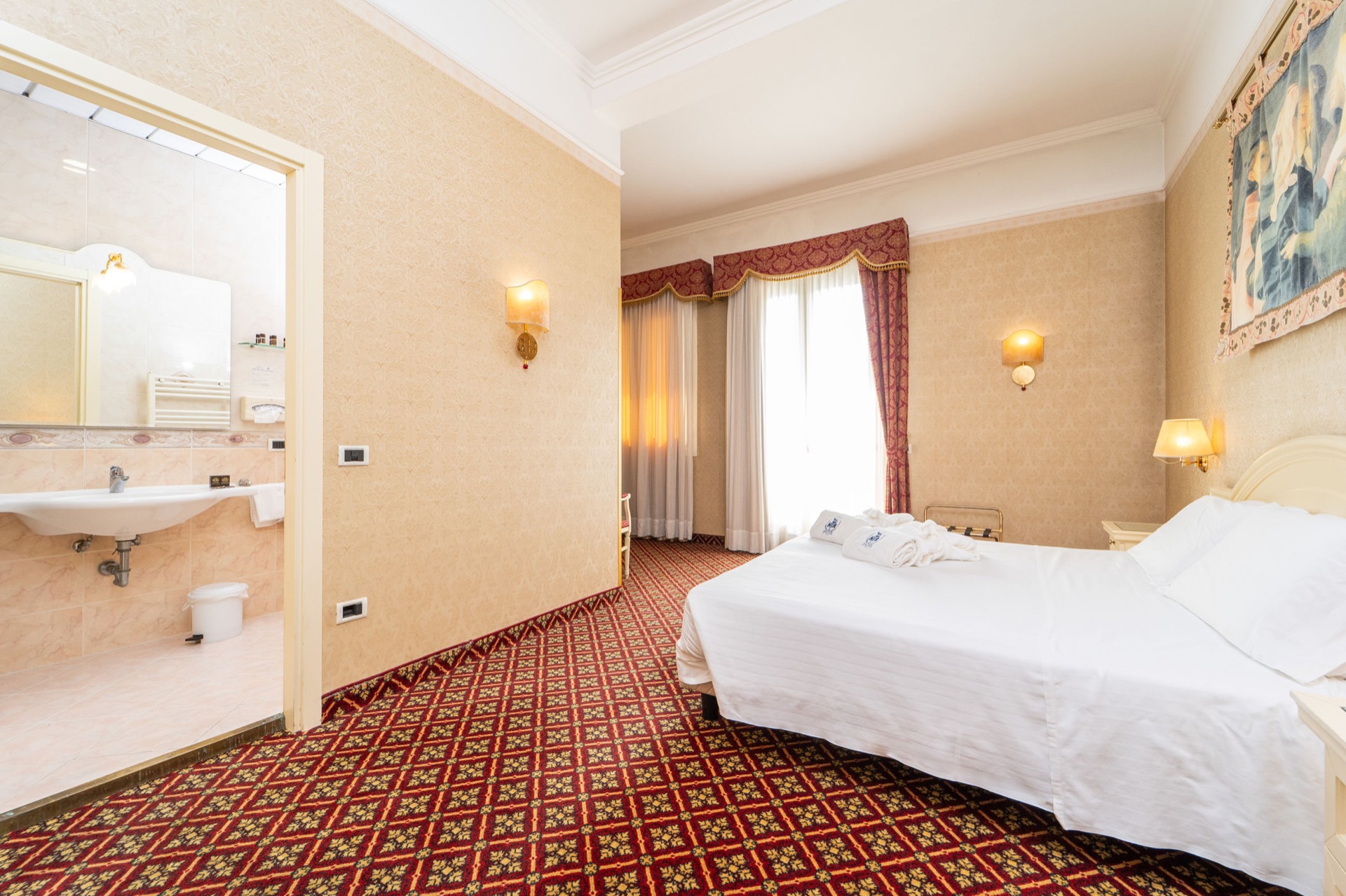 camera doppia con accesso bagno